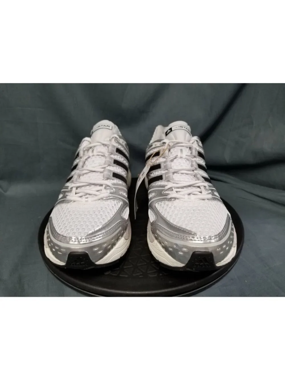 Adidas Adistar Control 5 J (GS) Grey Silver Metallic Boys Size 5 NEW NO BOX!